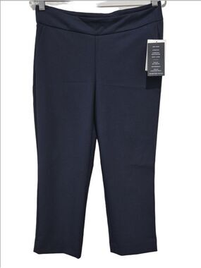 Sung by Alfred Navy Pull-On Cropped Dress Pants - Size 4